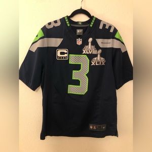 Seahawks on field jersey